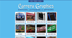 Desktop Screenshot of carreragraphics.com